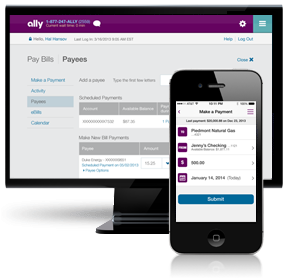 Screenshot: Pay Bills