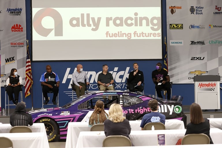 NASCAR, Hendrick and Ally representatives discuss behind the scenes operations of NASCAR 