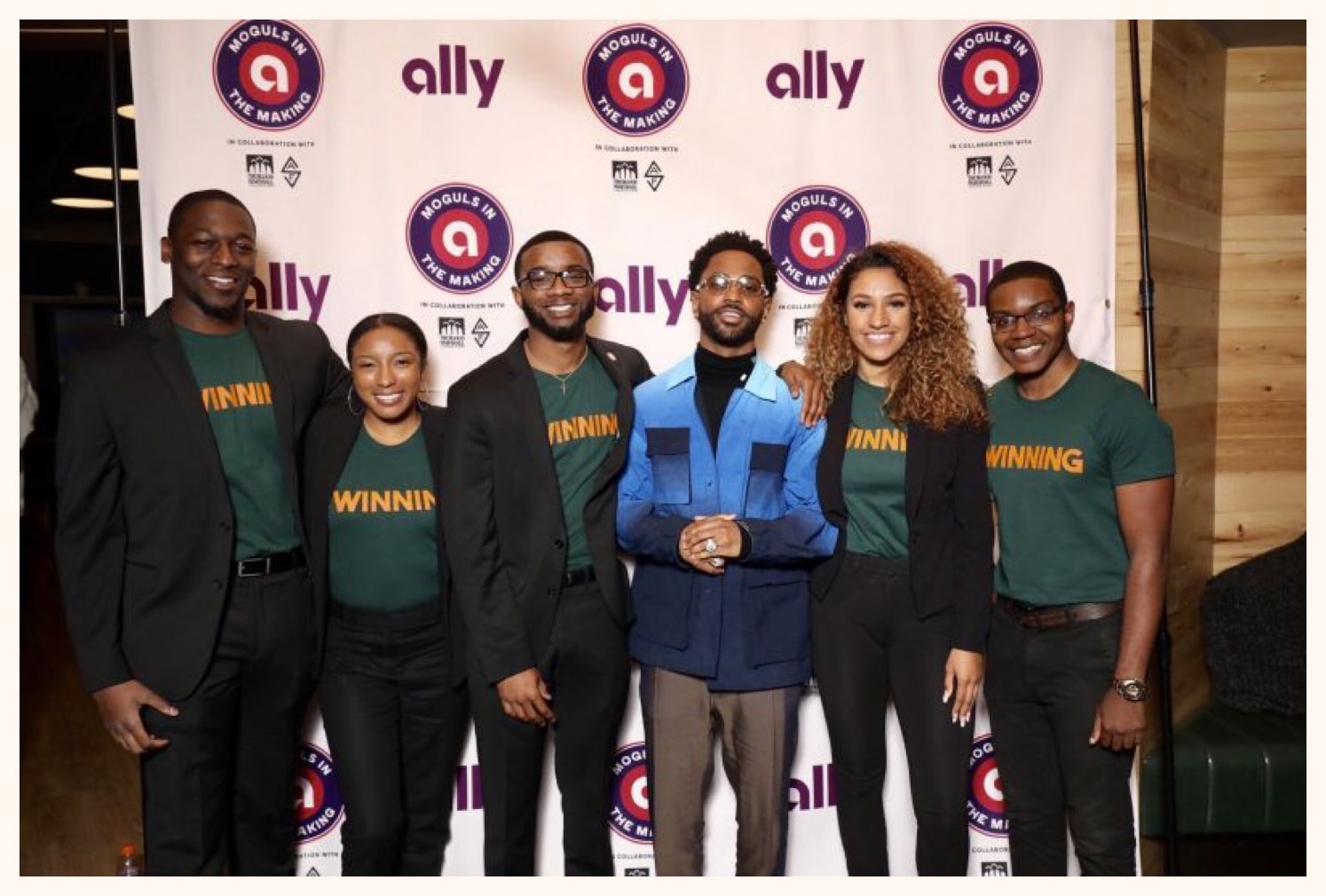 Winning Moguls in the Making team from 2020 with Big Sean.