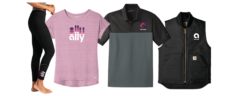 Ally racing apparel