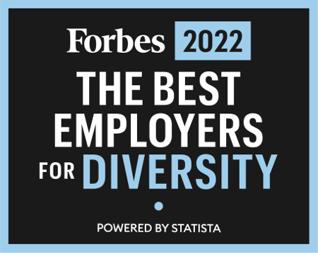 2022 Forbes The Best Employers For Diversity Award