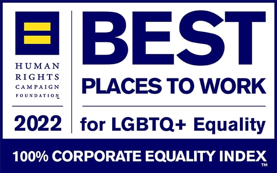 2022 Best Places to Work for LGBTQ+ Equality Award