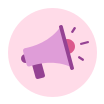 An illustration of a megaphone