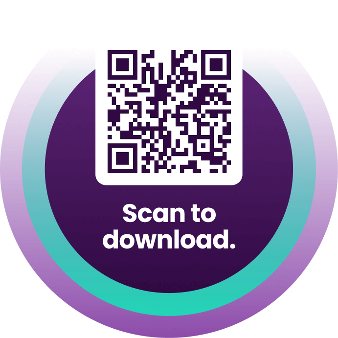 Scan to download the Ally app.