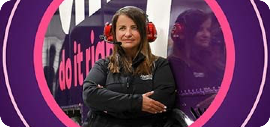 Alba Colón, Director of Competition Systems at Hendrick Motorsports.